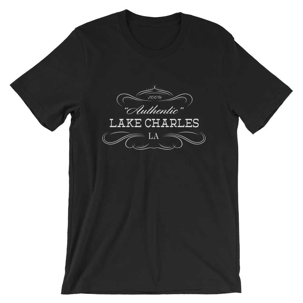 Louisiana - Lake Charles LA - Short-Sleeve Unisex T-Shirt - Authentic