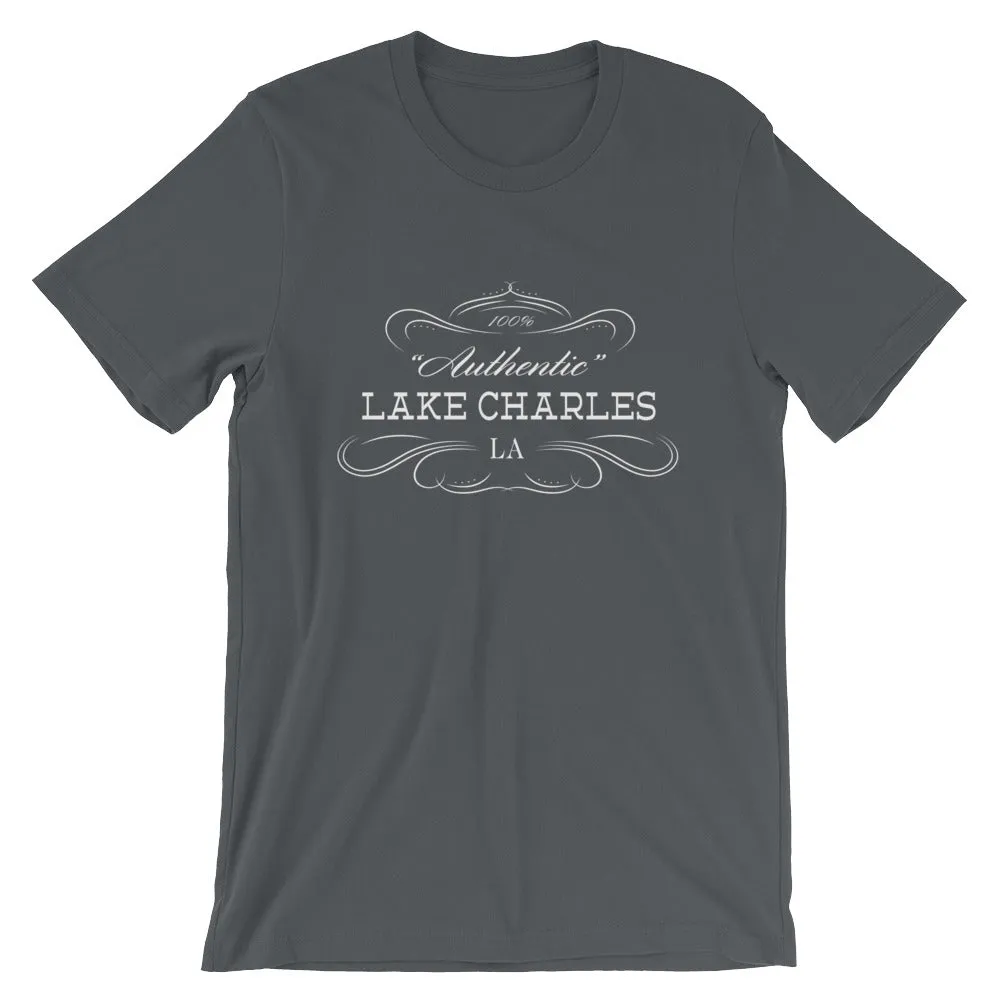 Louisiana - Lake Charles LA - Short-Sleeve Unisex T-Shirt - Authentic