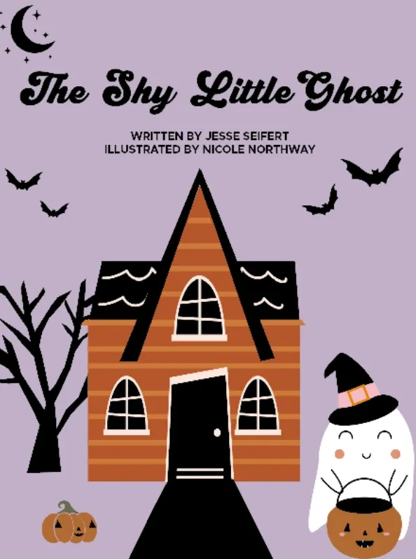 Lucy's Room Shy Little Ghost Halloween Board Book