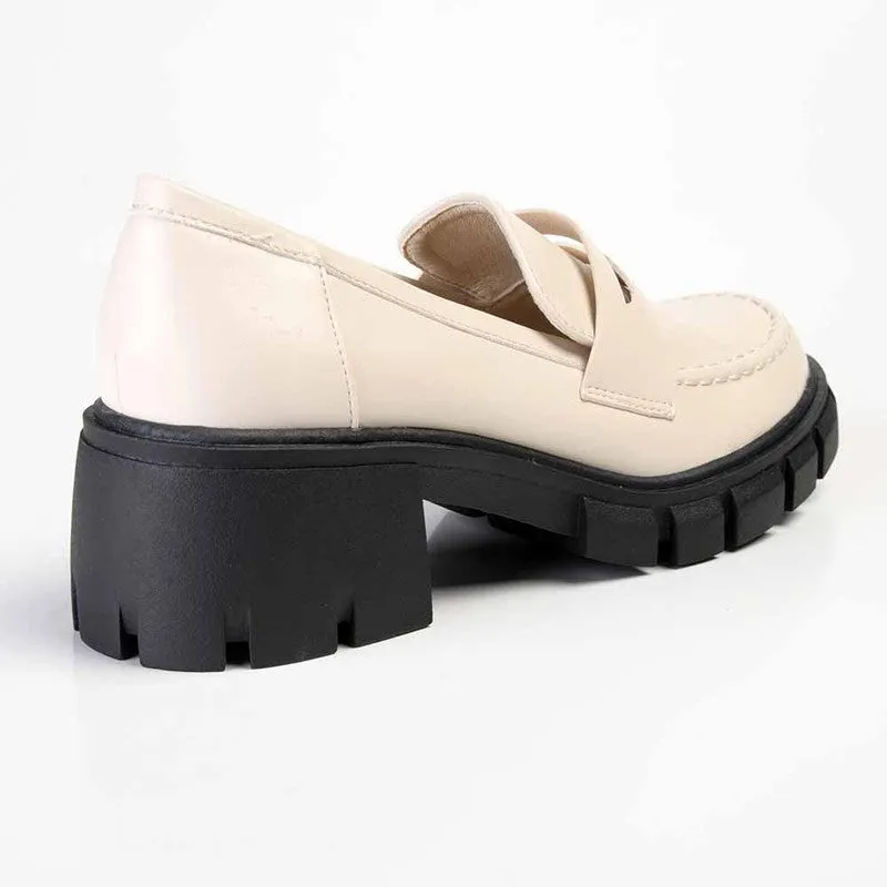 Madison Erika Platform Loafer - Nude