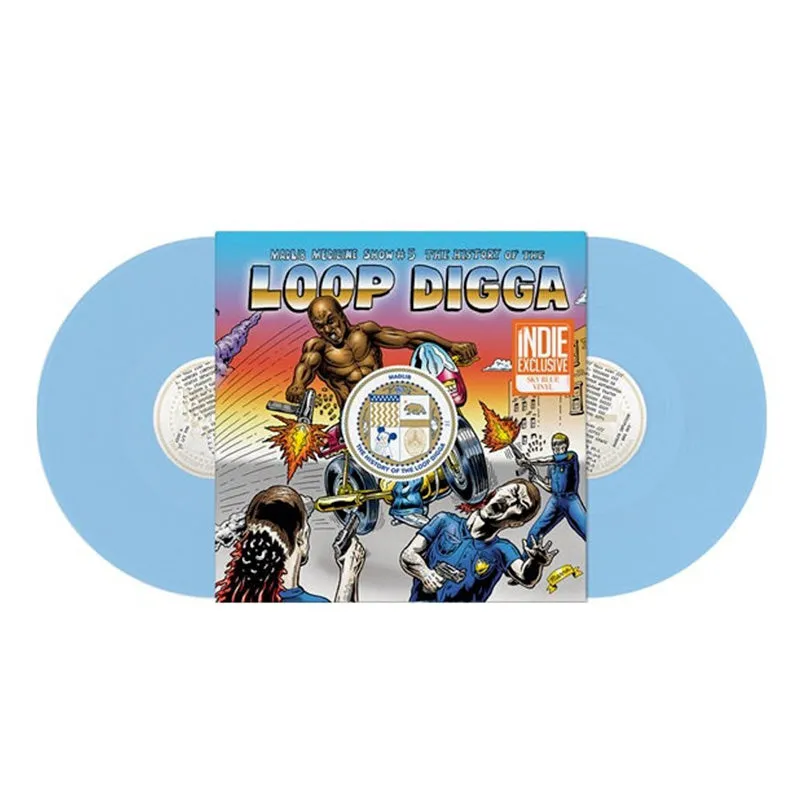 MADLIB 'MEDICINE SHOW NO. 5 - HISTORY OF THE LOOP DIGGA: 1990-2000' 2LP (Blue Vinyl)