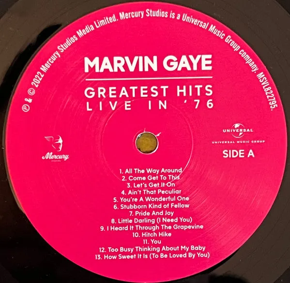 Marvin Gaye ~ Greatest Hits Live In '76