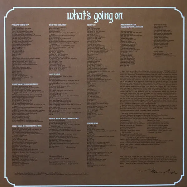 Marvin Gaye ~ What's Going On