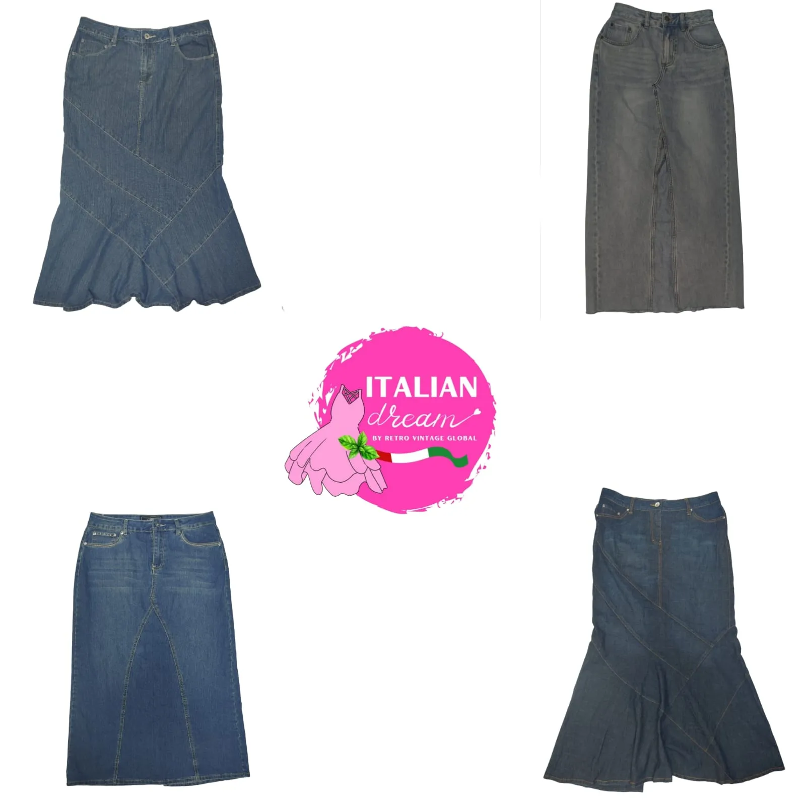 Maxi Denim Y2K A/W Skirts Mix