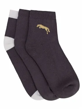 Men Pack of 3 Ankle Length socks