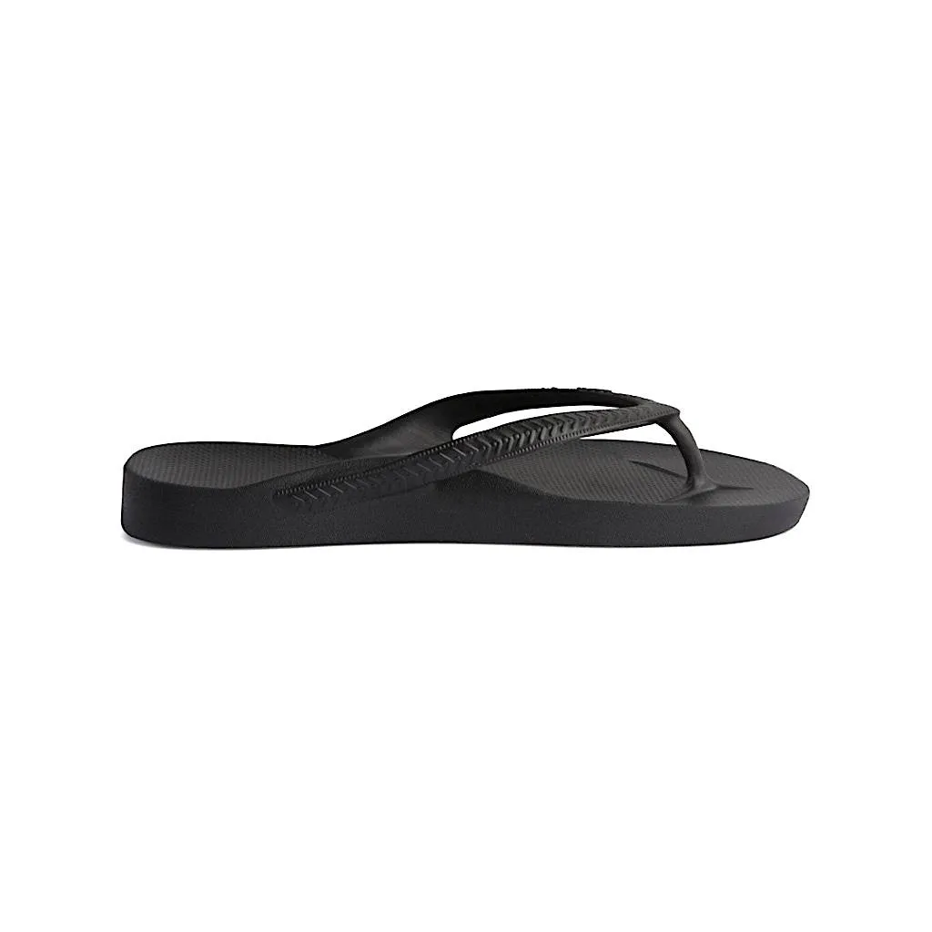 Men's Arch Support Flip Flop Black