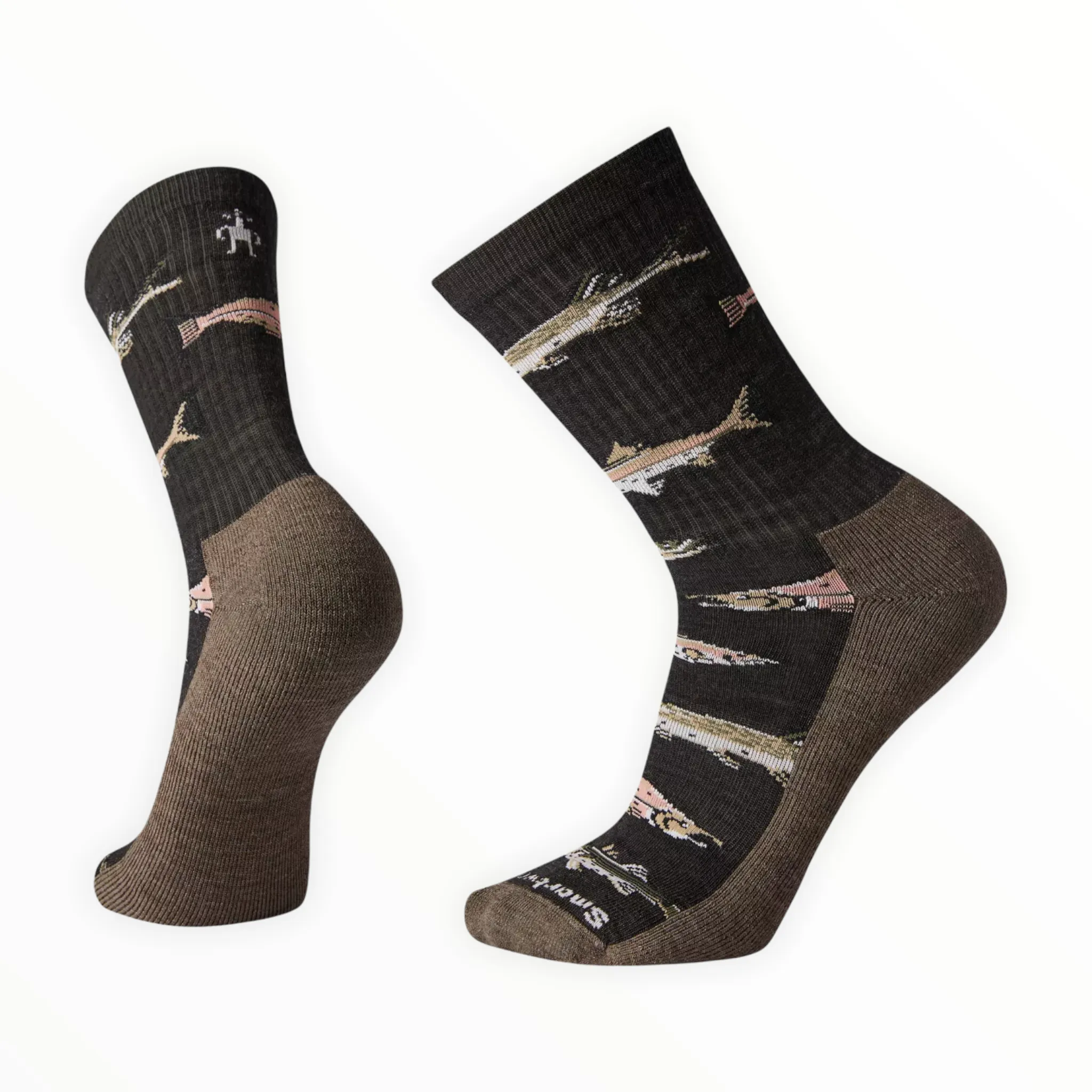 Men's Everyday Fish Pattern Crew Socks