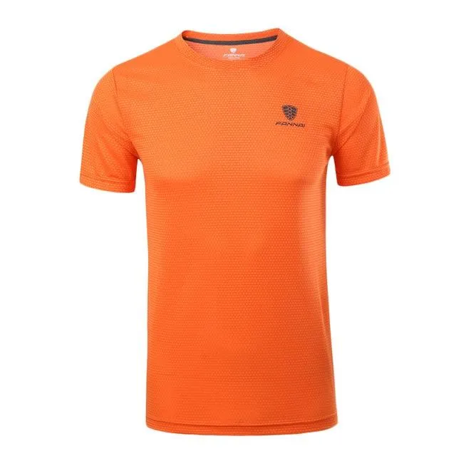 Men's Sports Fitness Jersey Fit Running Quick Dry Gym T-Shirts