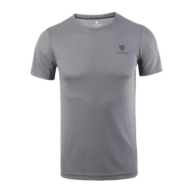 Men's Sports Fitness Jersey Fit Running Quick Dry Gym T-Shirts