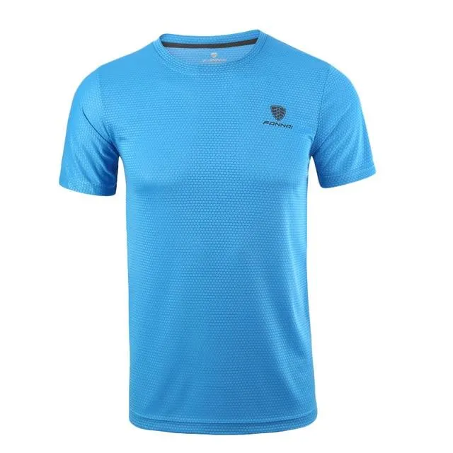 Men's Sports Fitness Jersey Fit Running Quick Dry Gym T-Shirts