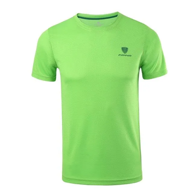 Men's Sports Fitness Jersey Fit Running Quick Dry Gym T-Shirts