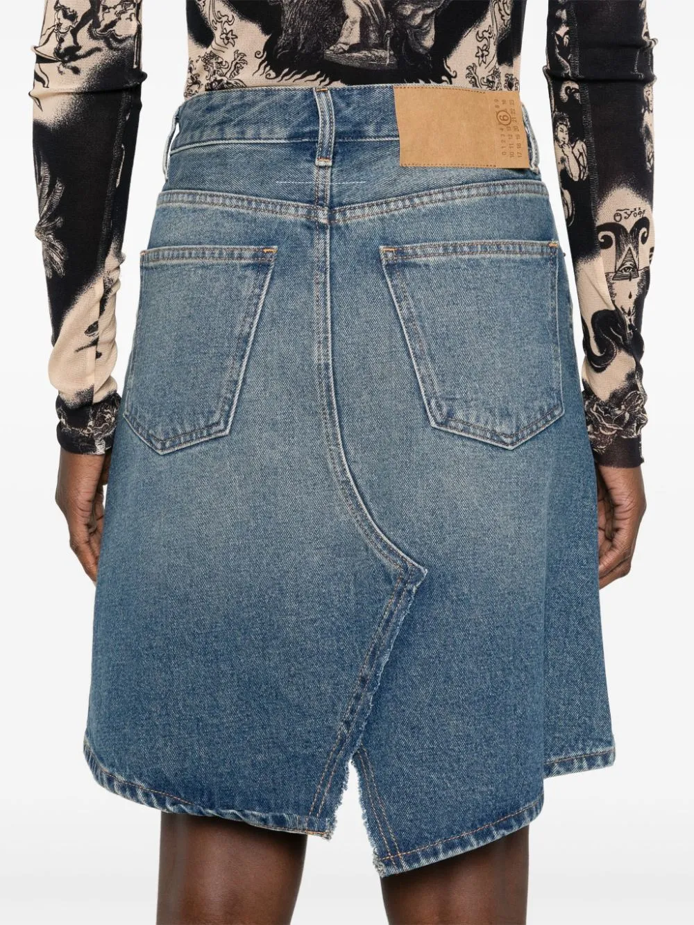 Mm6 Maison Margiela Skirts Clear Blue