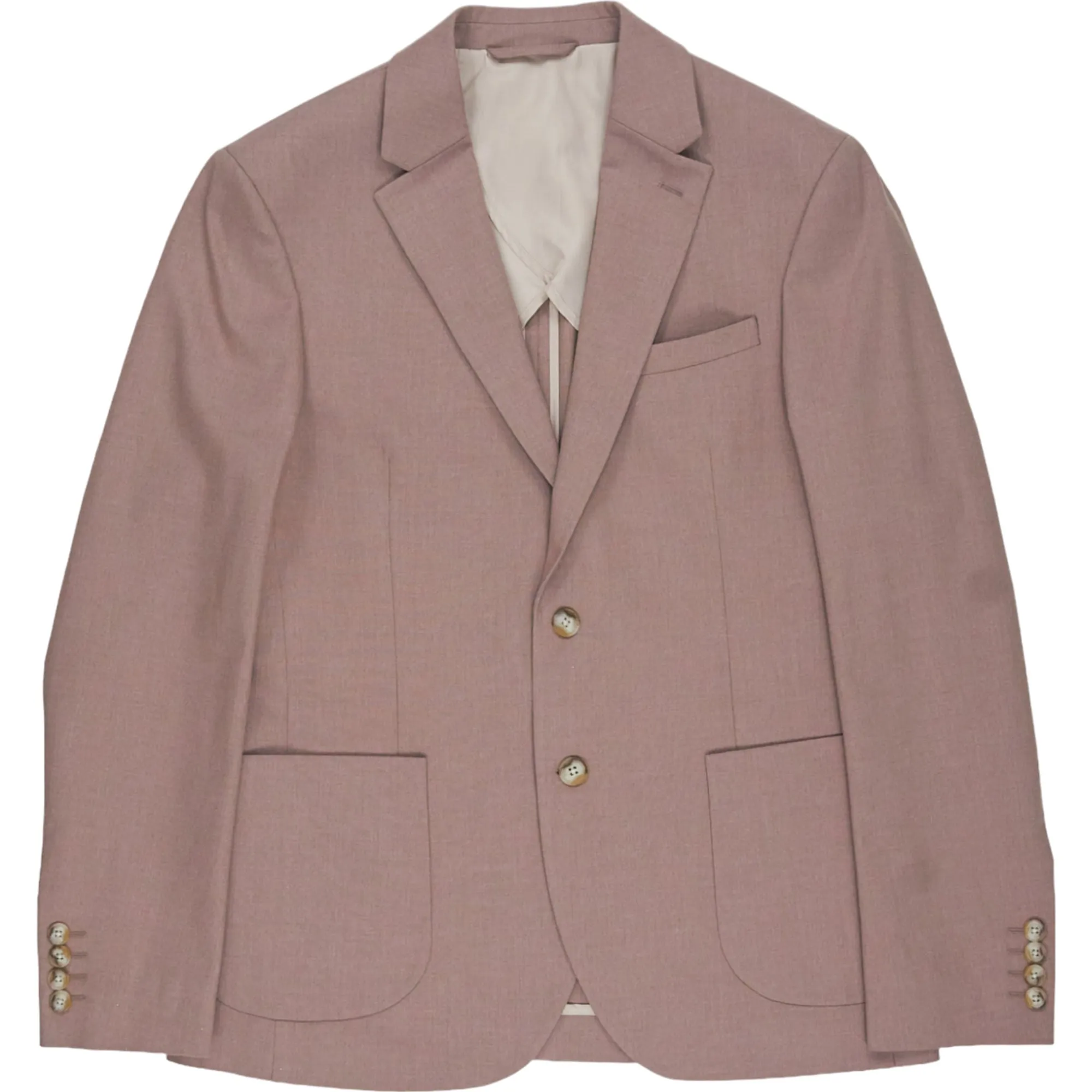 Moss Pink Slim Fit 3-Piece Suit