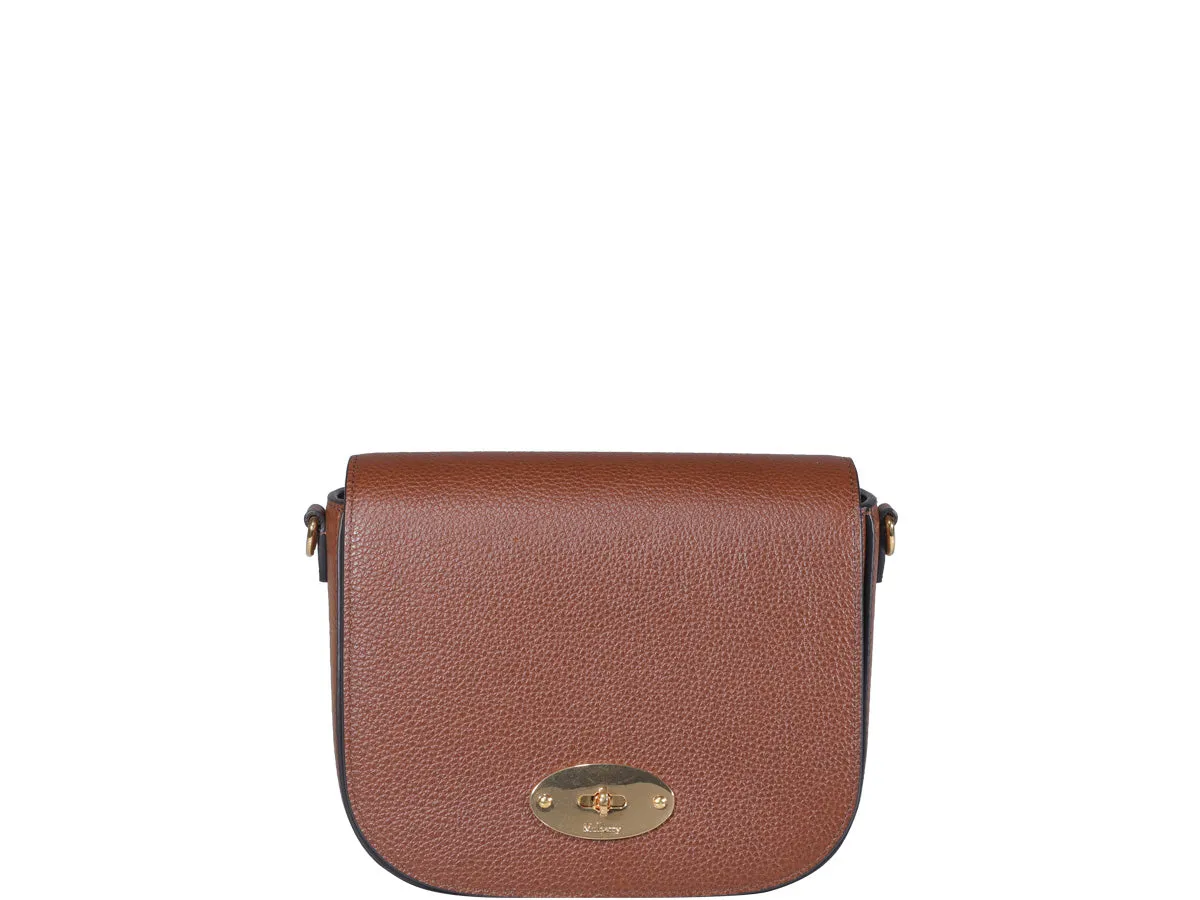 Mulberry Logo Plaque Foldover Crossbody Bag