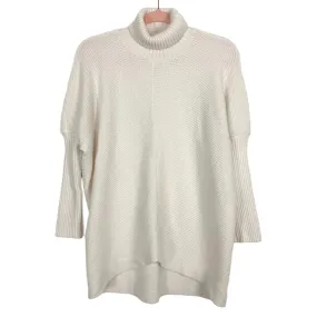 No Brand Cream Ribbed Dolman Sleeve Sweater- Size ~S (see notes)