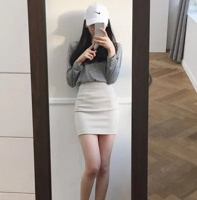 Office Formal Pencil Mini Skirt