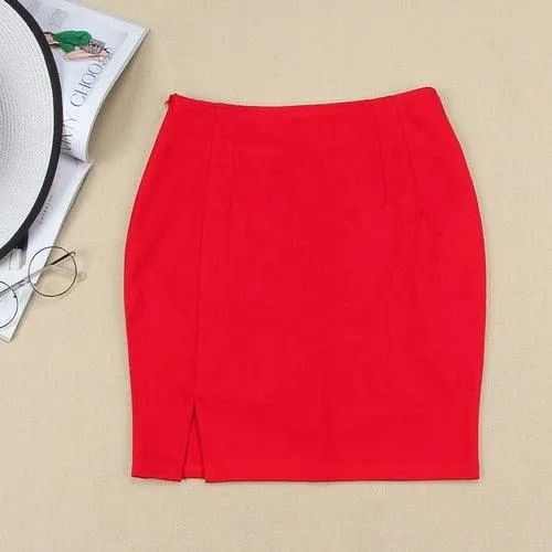 Office Formal Pencil Mini Skirt