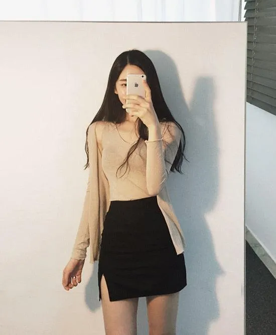 Office Formal Pencil Mini Skirt