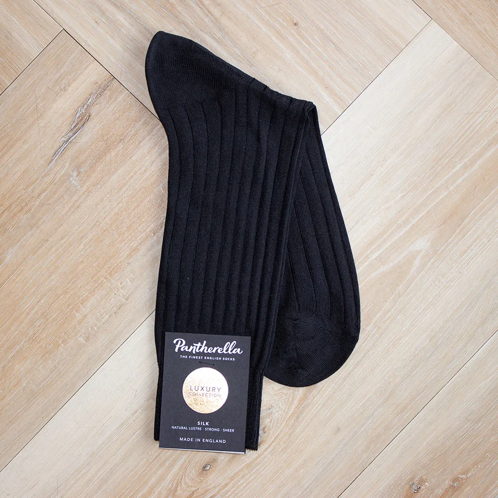 PANTHERELLA Black Formal Socks