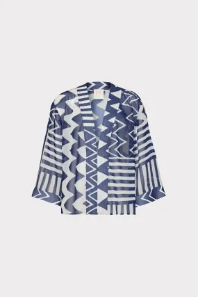 Patchwork Chevron Top