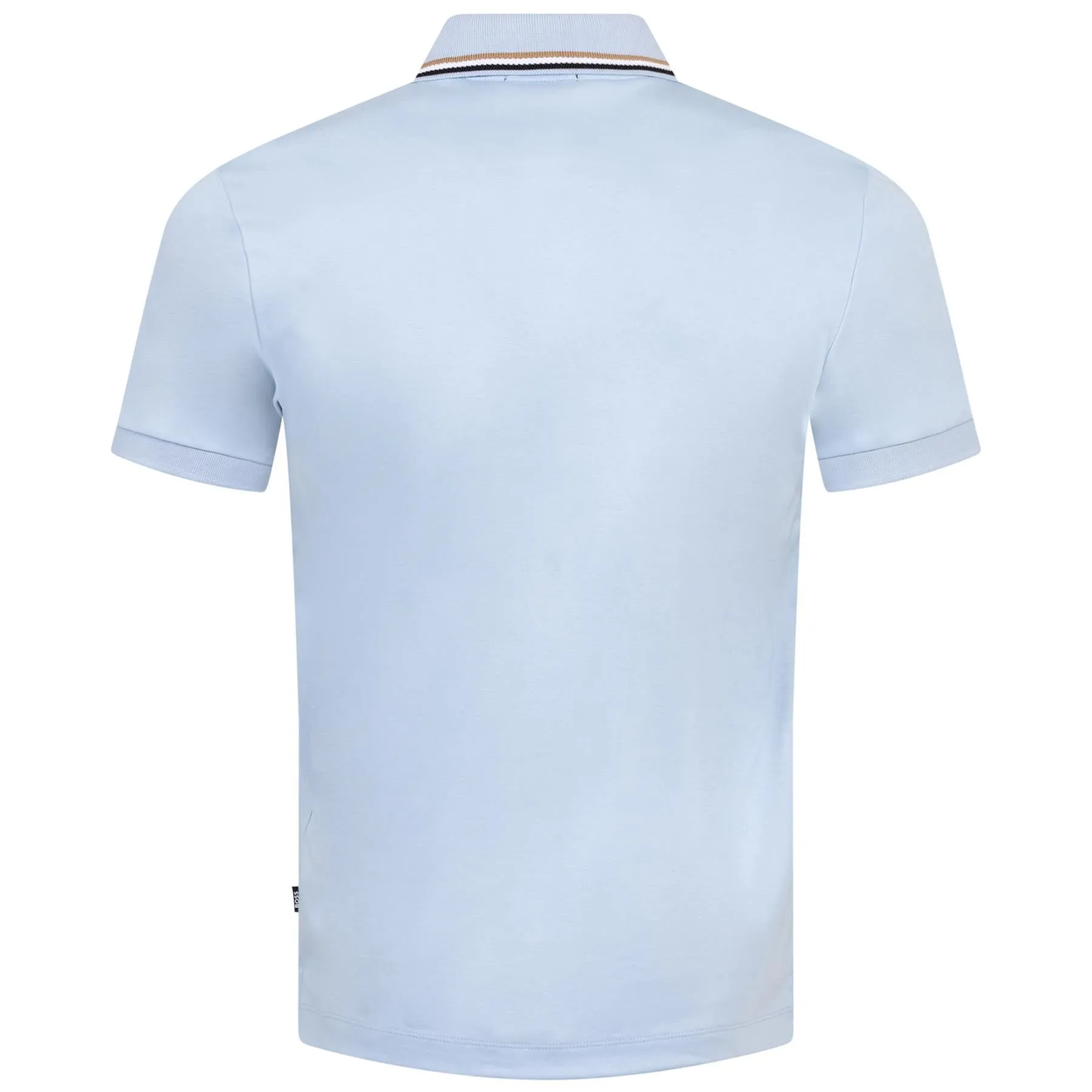 Penrose 38 Slim Fit Cotton Jersey Polo Light Blue - SU24