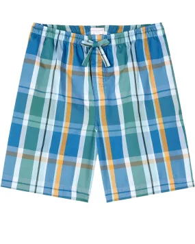 Plaid Cotton Lounge Short