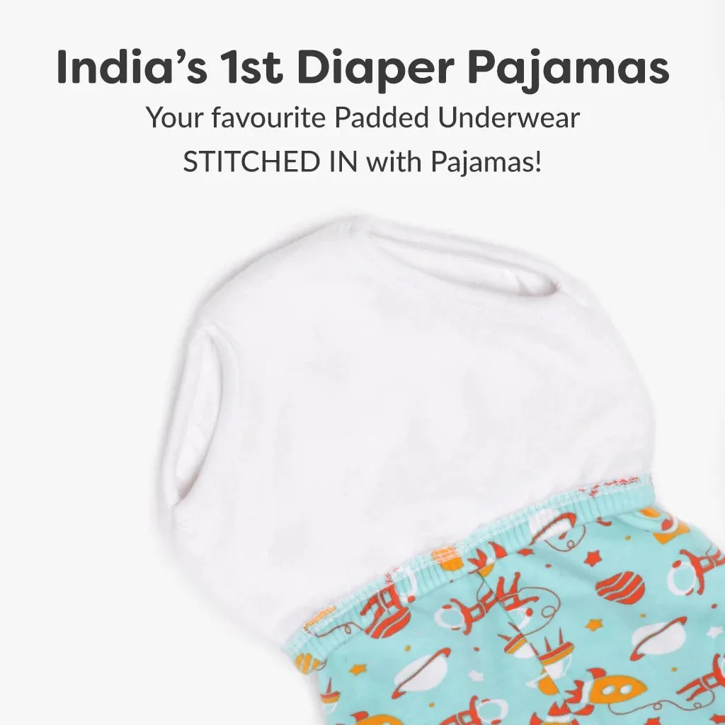 Potty Training Pajama with drawstring - Sail Tales