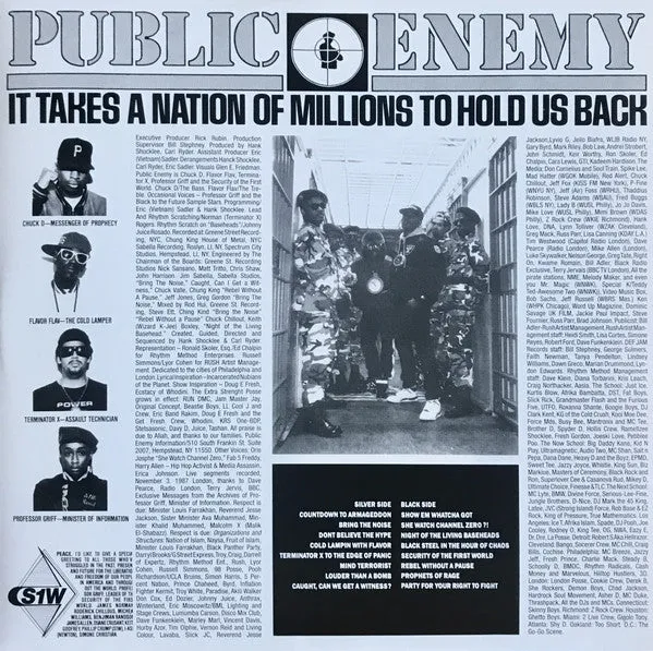 Public Enemy ~ It Takes A Nation Of Millions To Hold Us Back