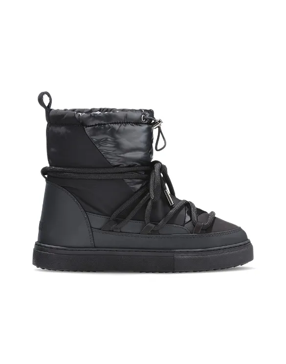 Puffer Low Black Winter Boots | Inuikii Luxury Footwear