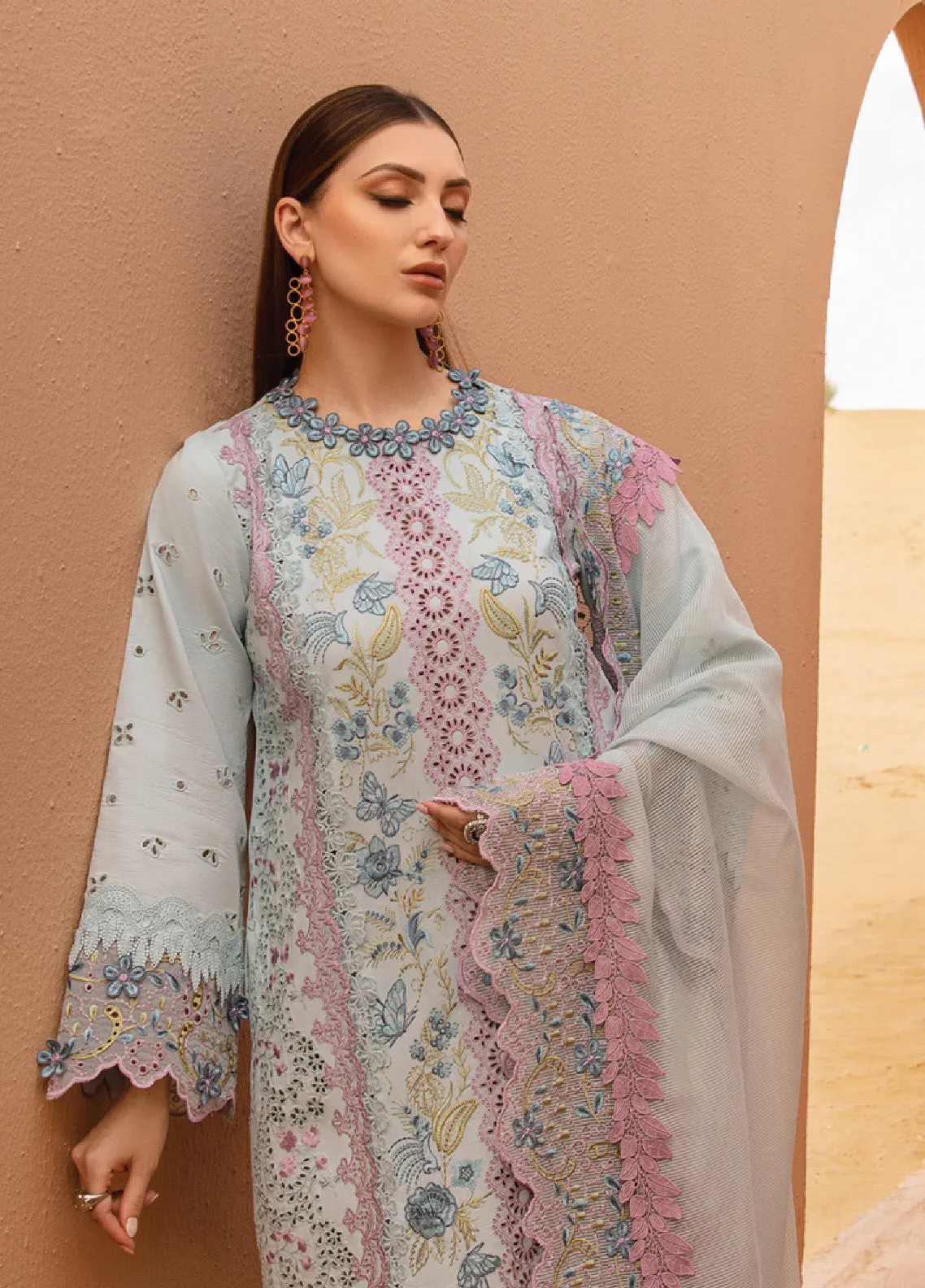 Rang Rasiya Embroidered Lawn Unstitched 3 Piece Suit - RR24L 02 PARISA