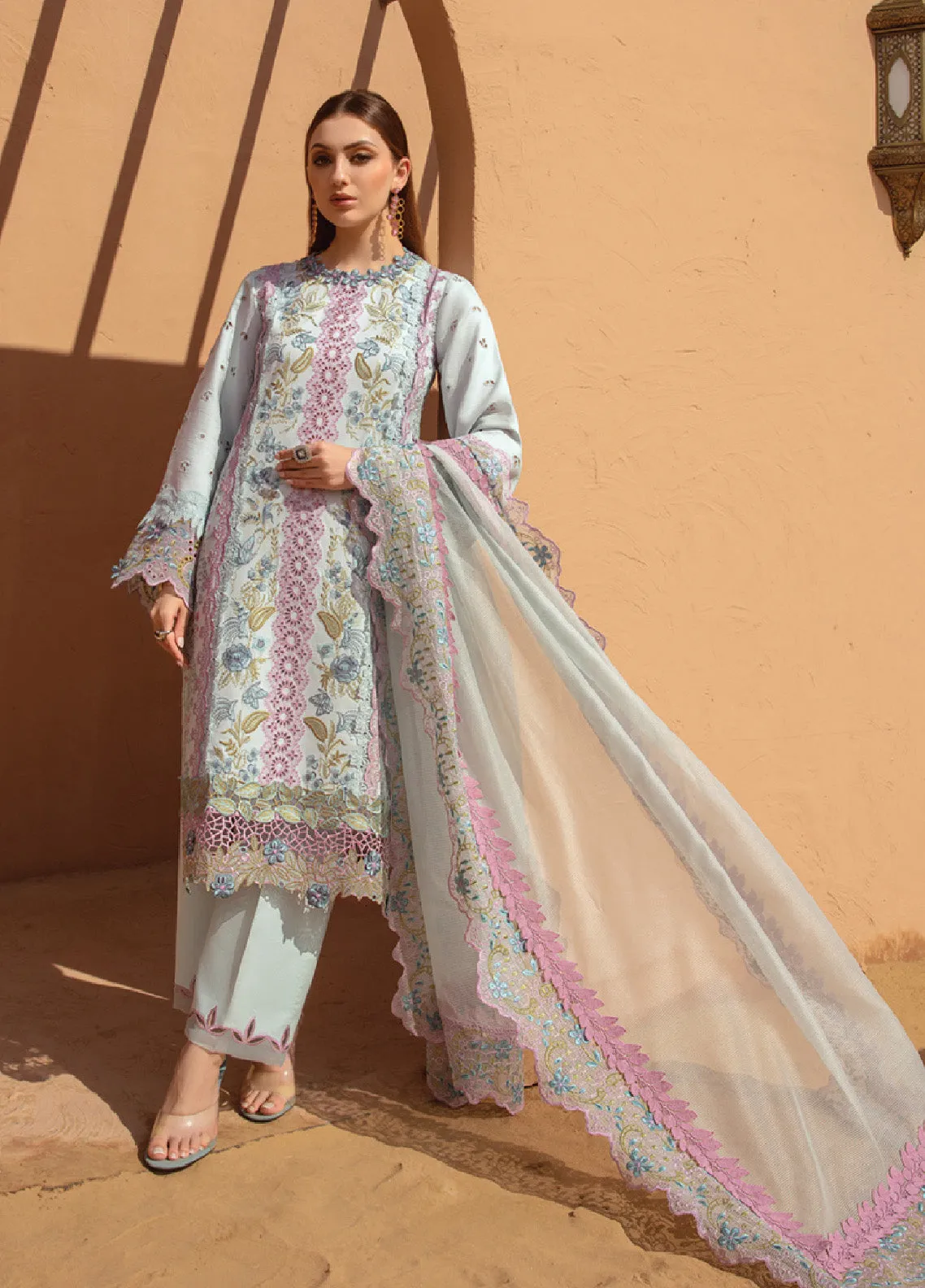 Rang Rasiya Embroidered Lawn Unstitched 3 Piece Suit - RR24L 02 PARISA