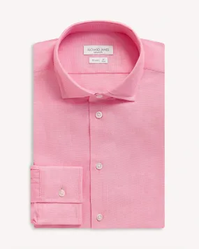 Richard James Poplin Shirt Pink