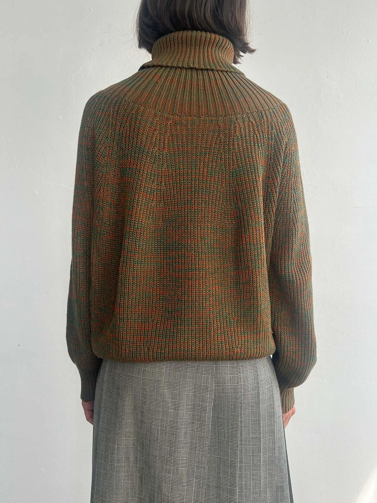 Rollneck Sweater - Forest Melange