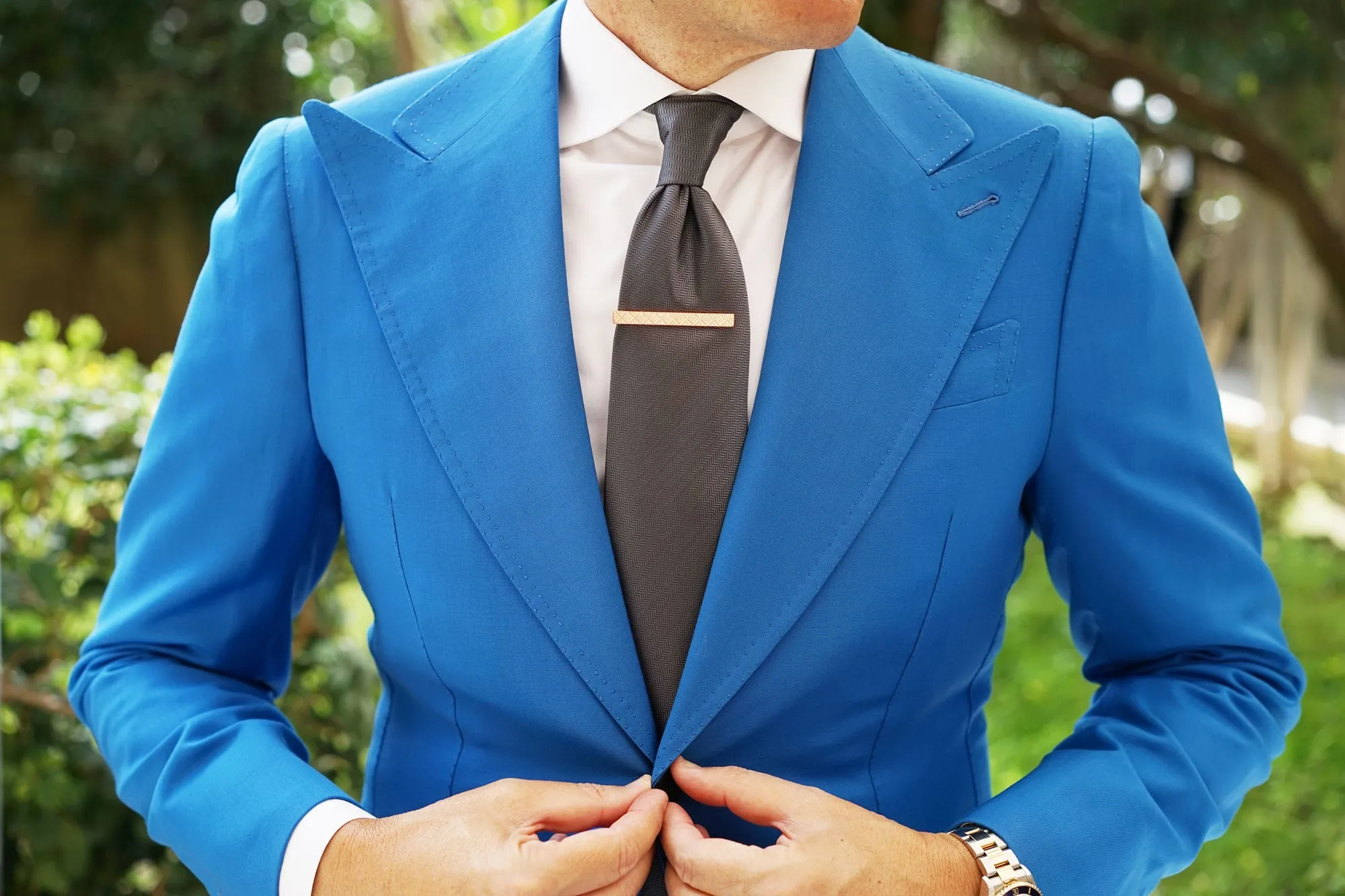 Rose Gold Hitchcock Tie Bar