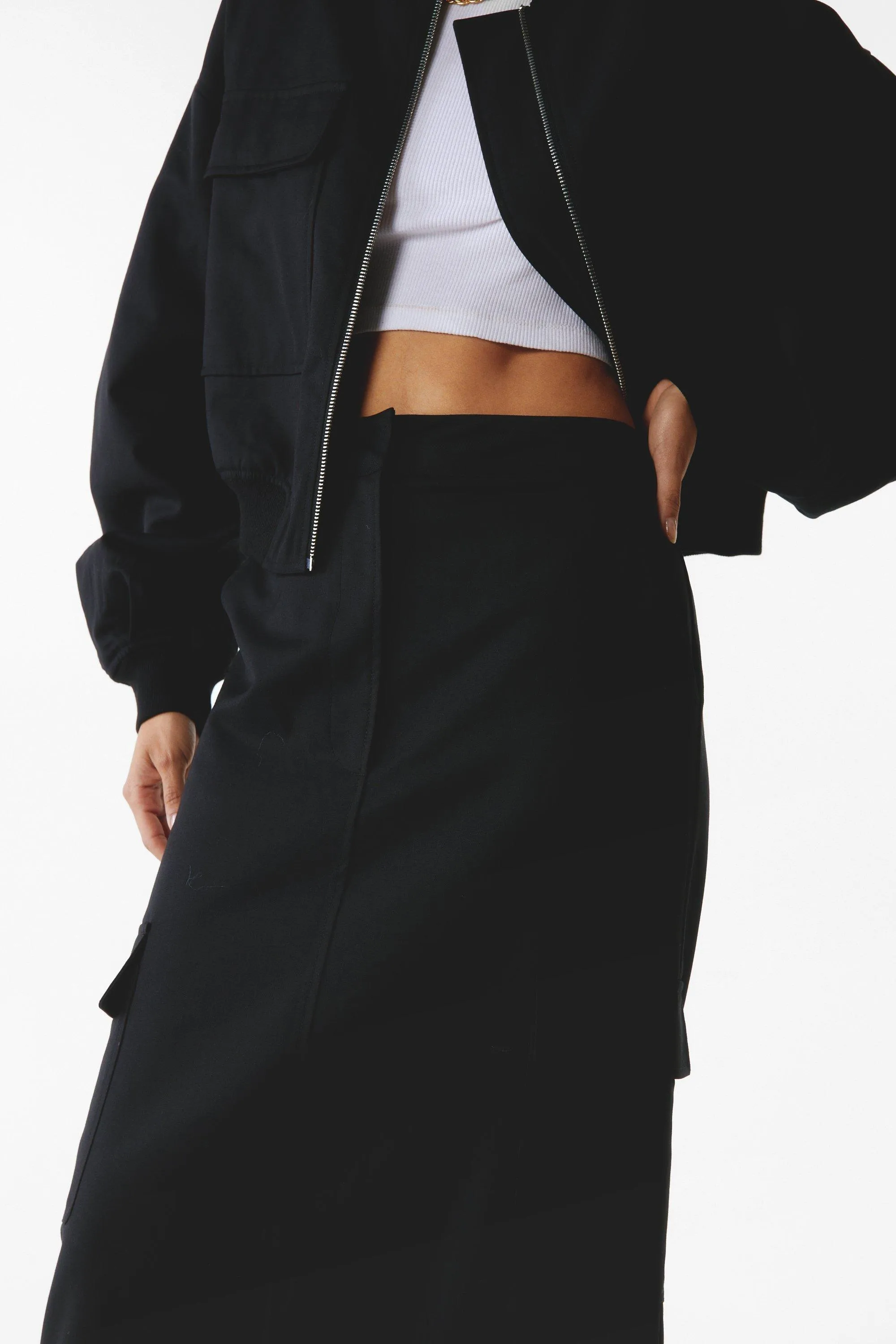 Skirts | Tailored Cargo Maxi Skirt | NastyGal