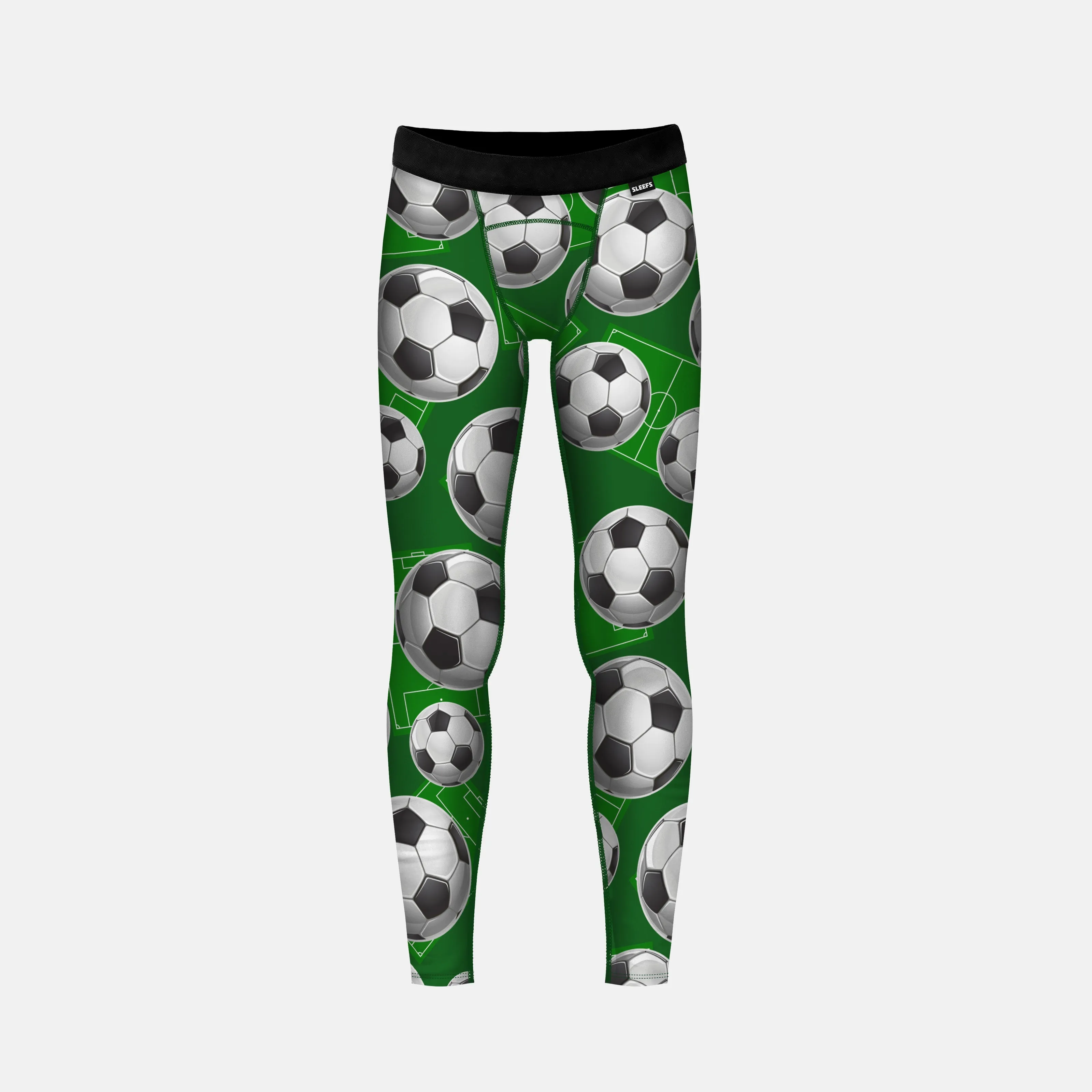 Soccer Balls Field Tights for Kids