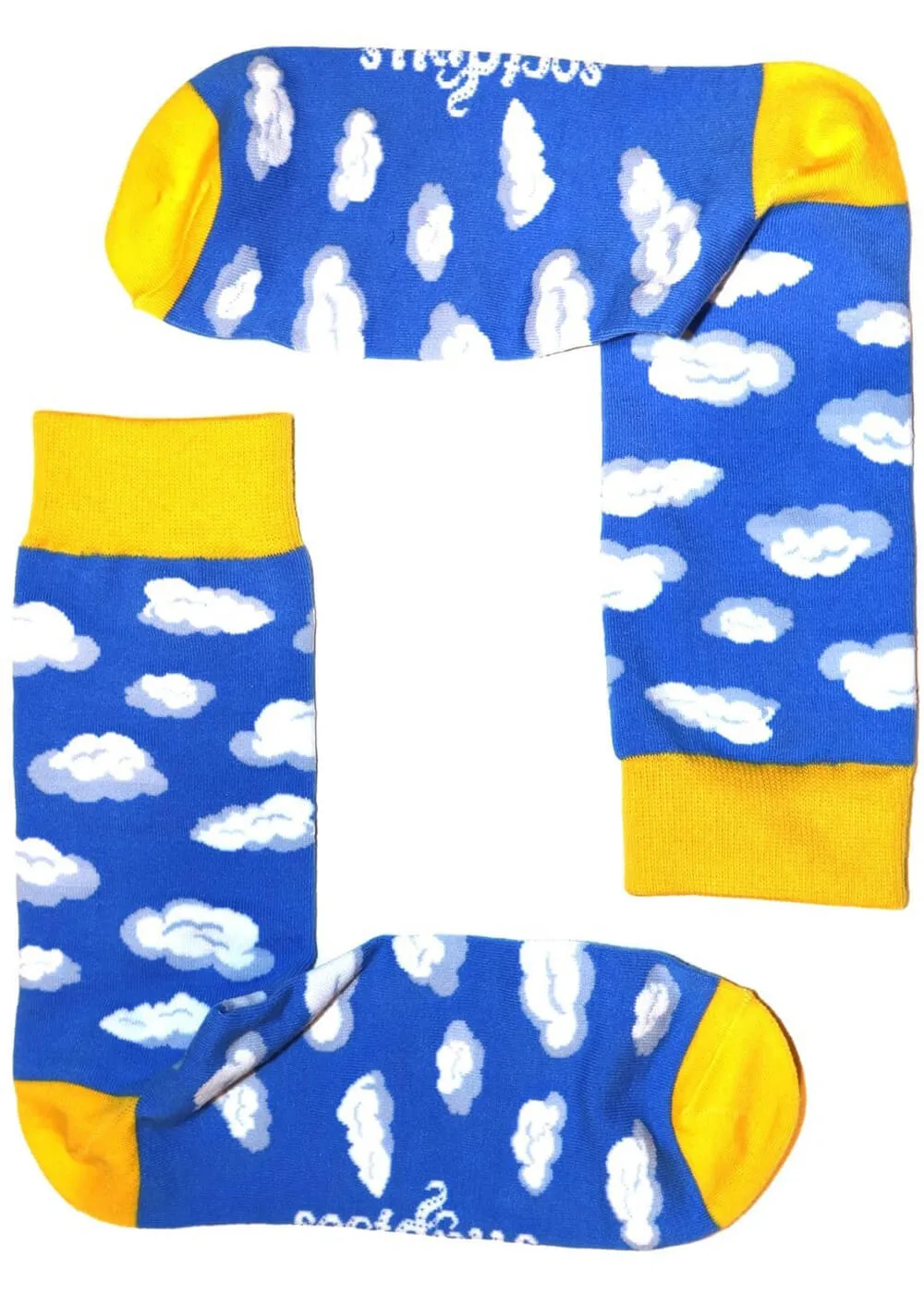 Soctopus Clouds Socks Blue