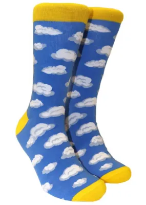 Soctopus Clouds Socks Blue