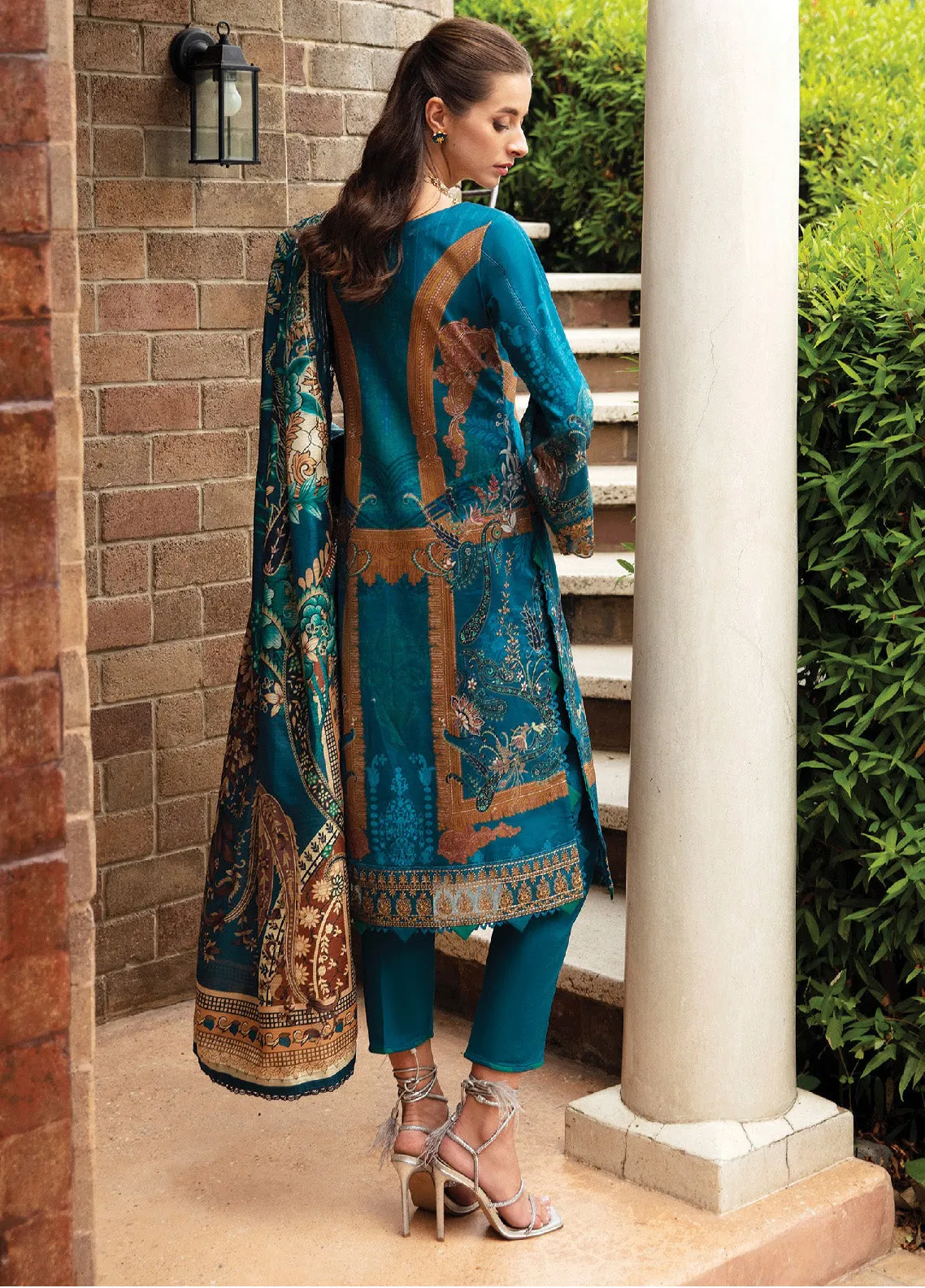 Springtime Ballet By Gulaal Embroidered Lawn Unstitched 3 Piece Suit - GL24L 03 ESILA