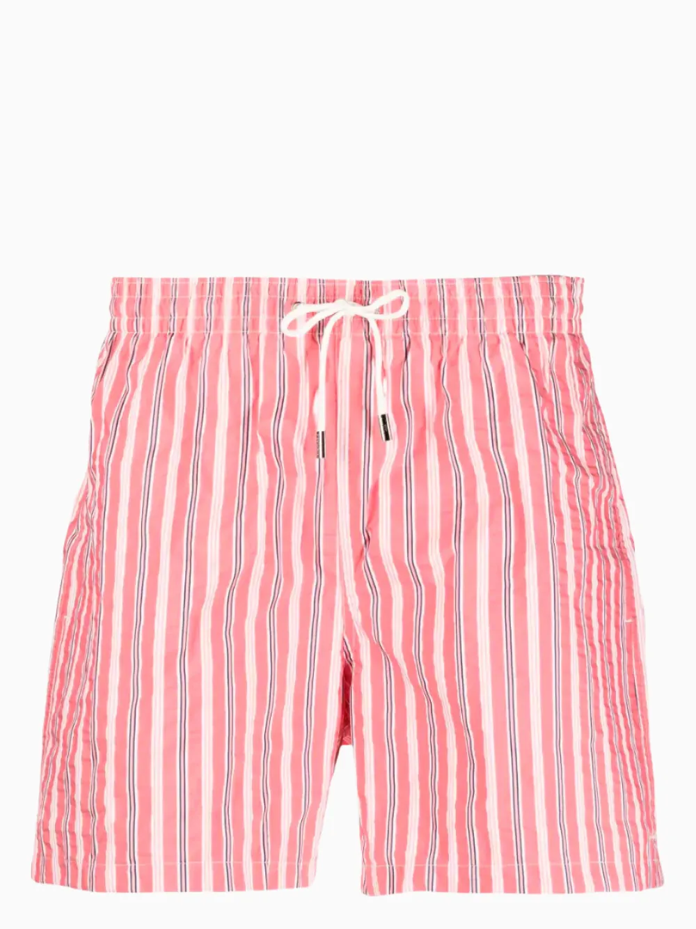 Stripe-print swim shorts