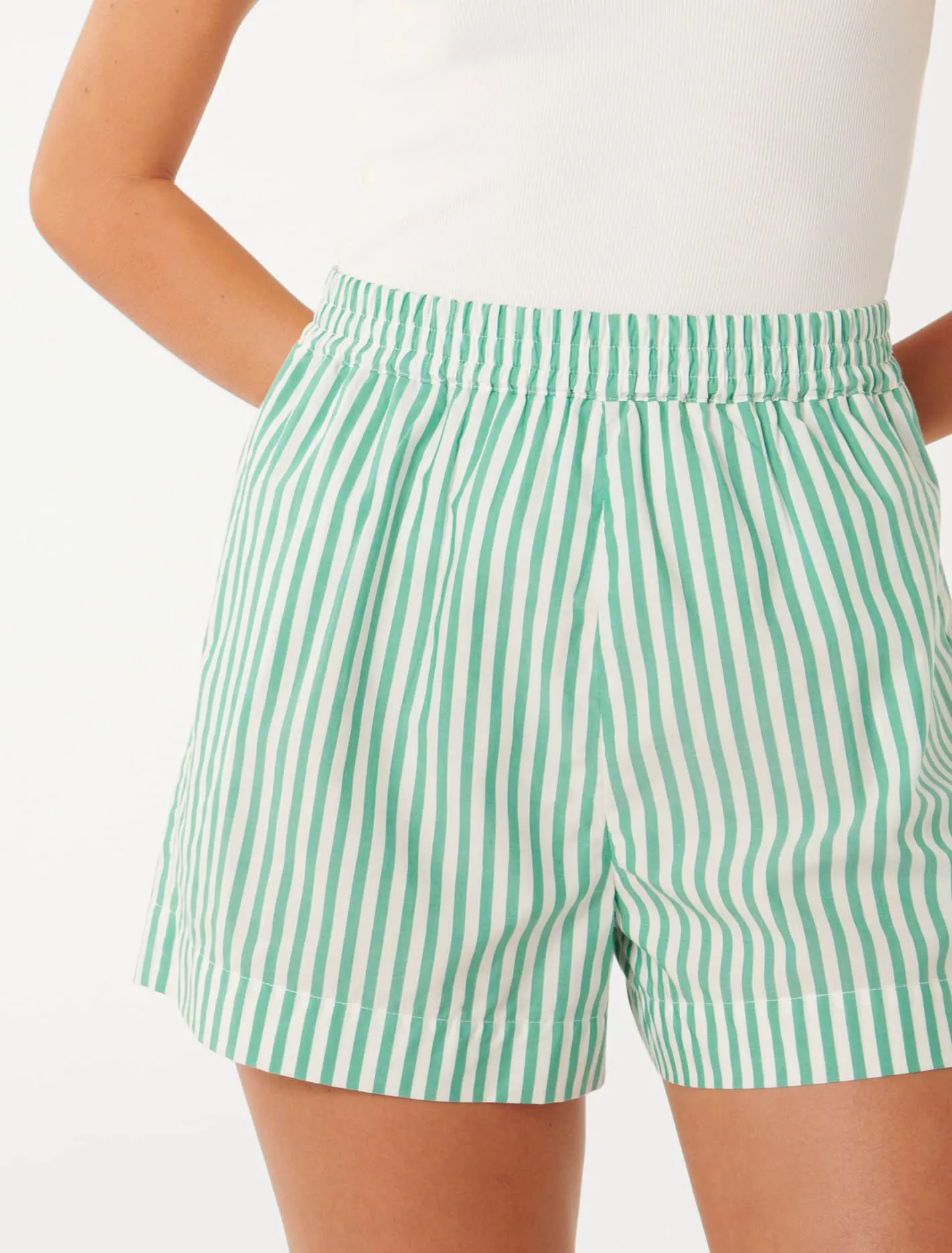 Tammy Cotton Elastic Shorts