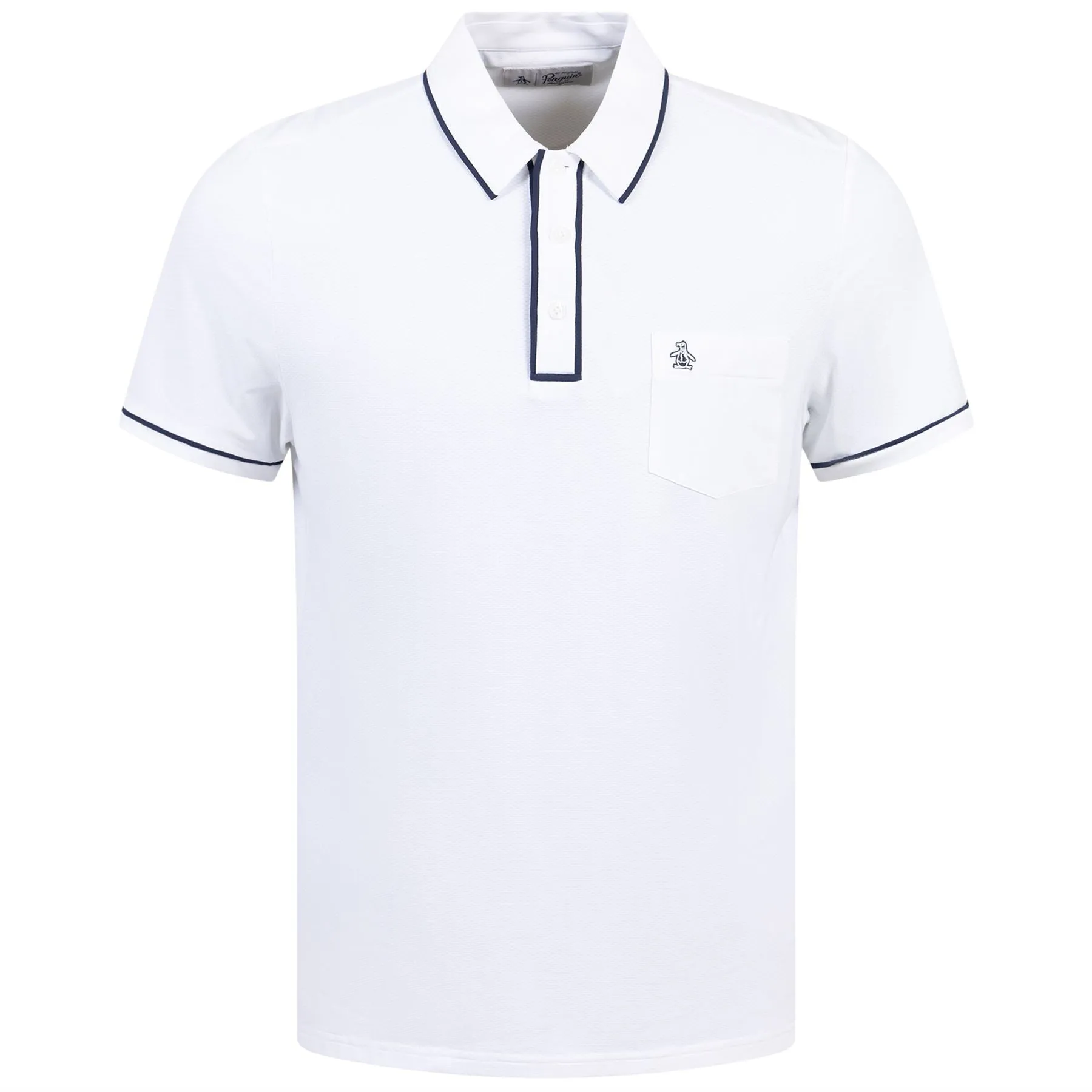 The Technical Earl Nylon Stretch Polo Bright White - SS24