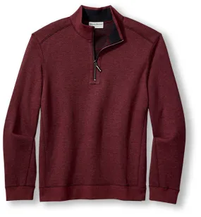 Tommy Bahama Flip Coast Half Zip Pinot Noir