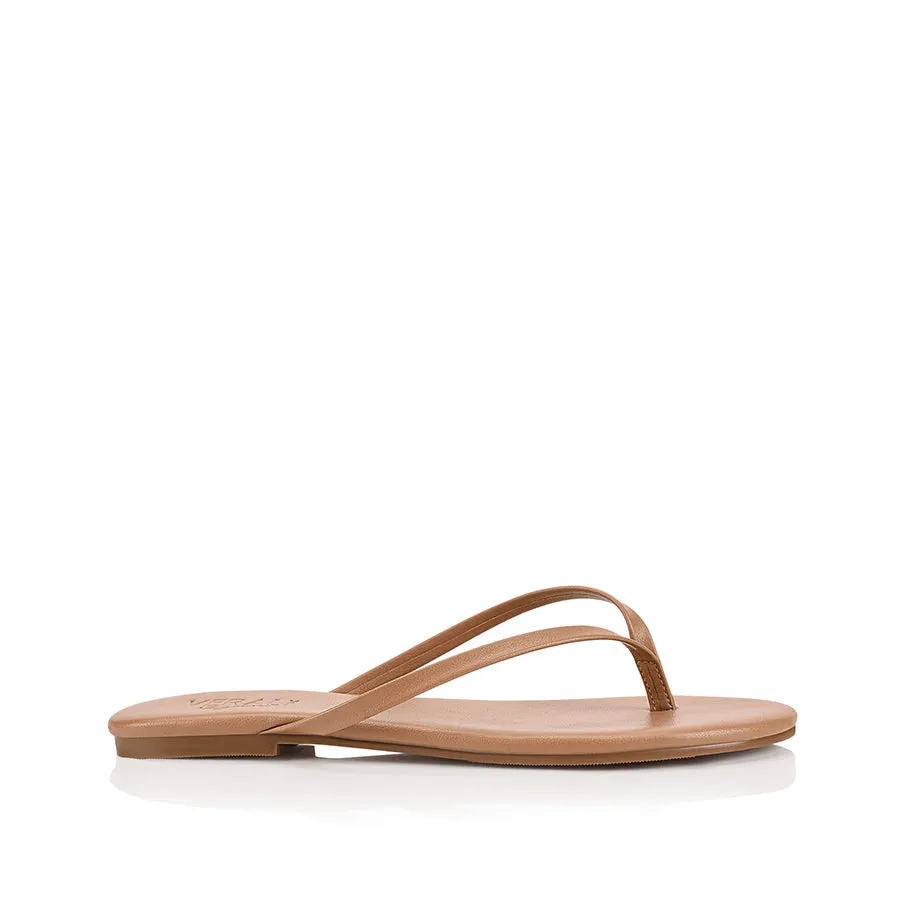 Tori Thongs - Dark Camel Tan