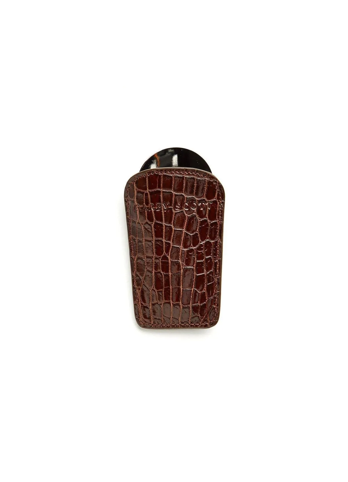 Travel Shoe Horn - Brown Croc