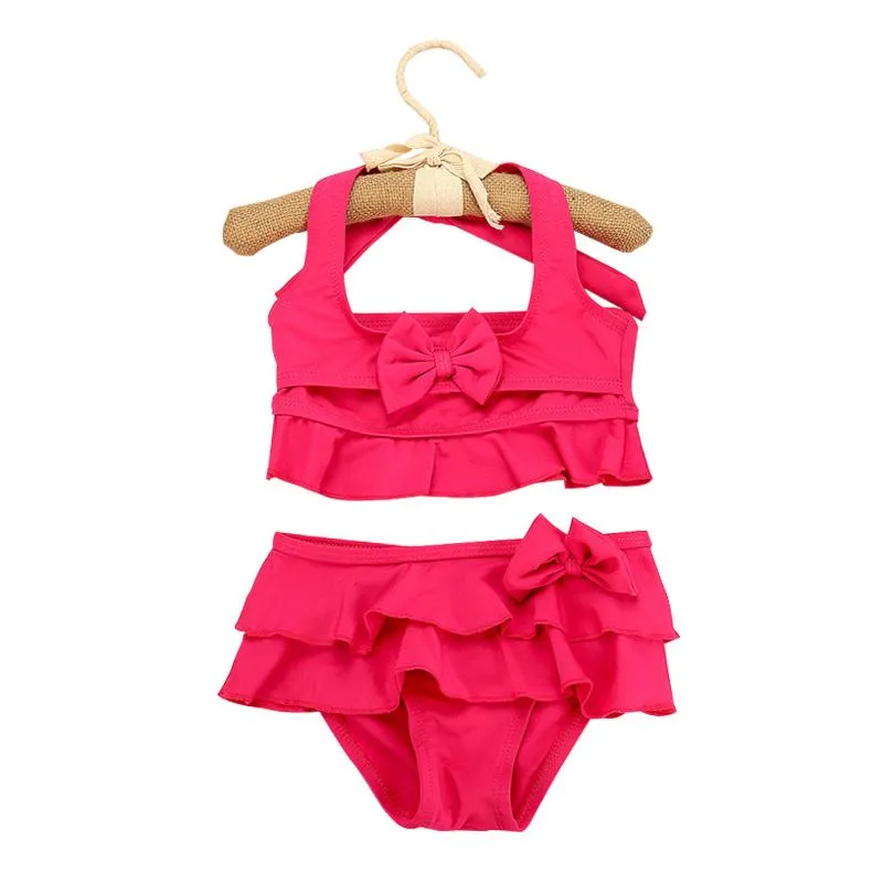 Two-Piece Rose Swimwear (2-6 yrs)