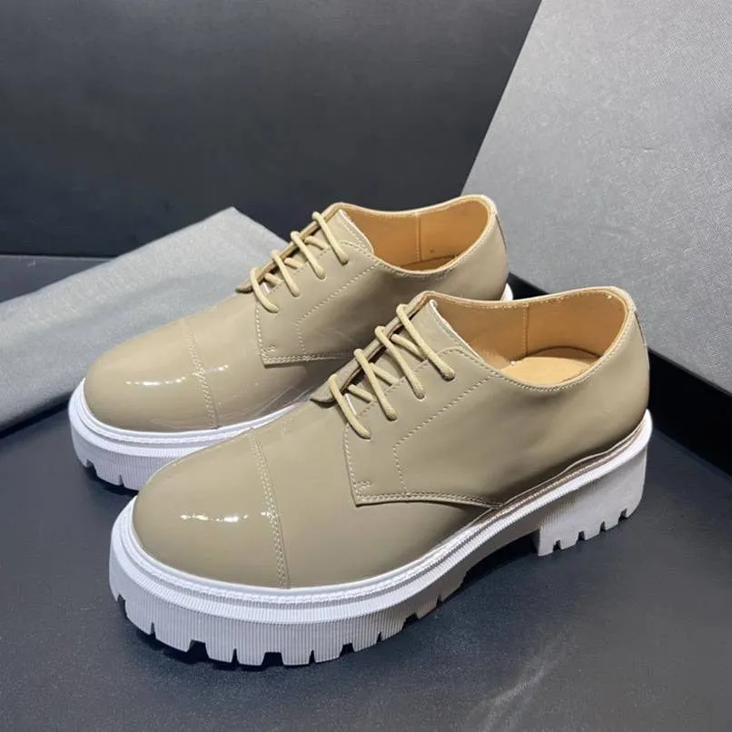 Unisex Casual Round Toe Lace Up Height Increasing Couple Platform Shoes