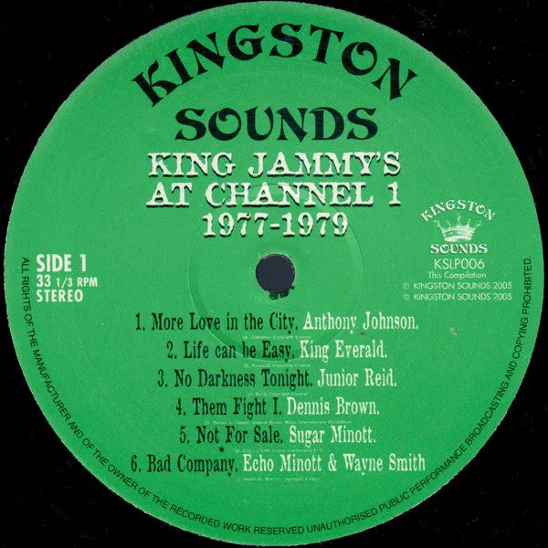 Various ~ King Jammy's At Channel 1 1977-1979