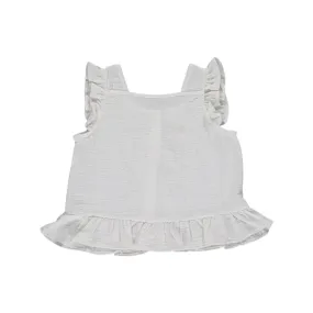 Vignette Iris Top - White