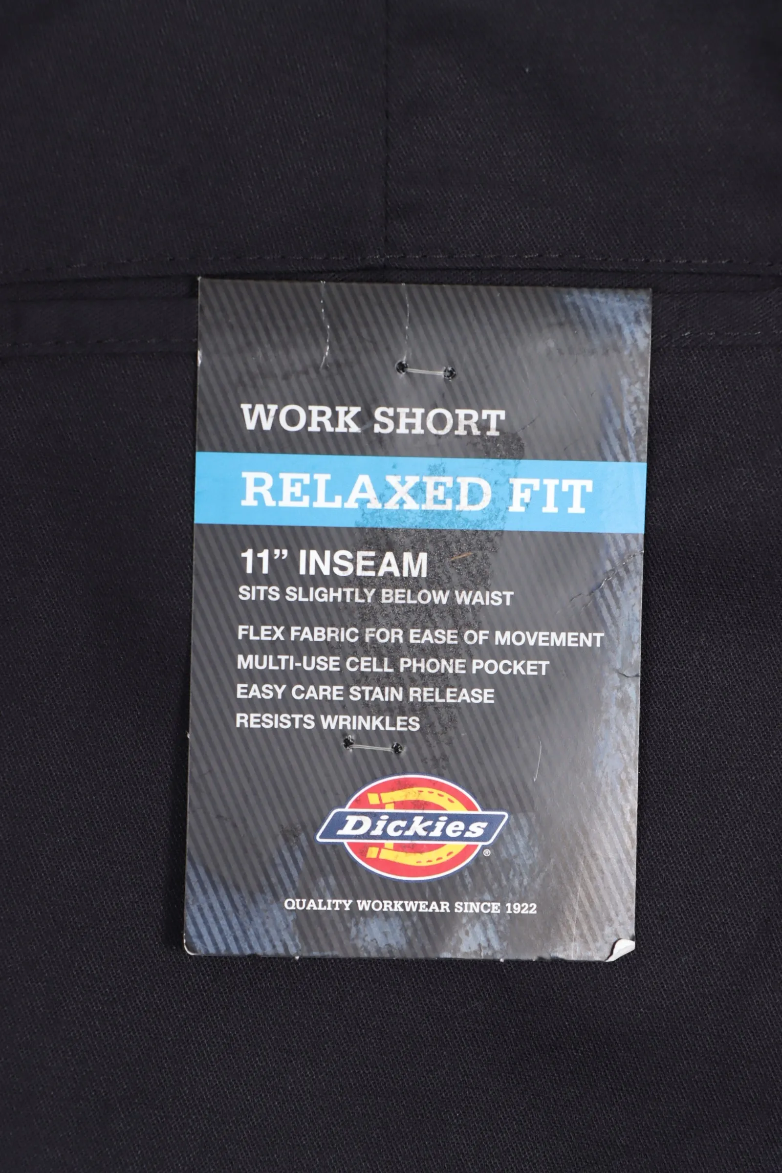 Vintage DICKIES Black 'Relaxed Fit' Work Short NWT (36)